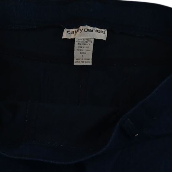 Designer Cathy Daniels Women's Dark Blue Knit Boot Cut Jeans - L - Picture 3 of 3